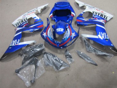 Discount 2002-2003 Blue White Motul Fiat Yamaha YZF R1 Moto Fairings UK