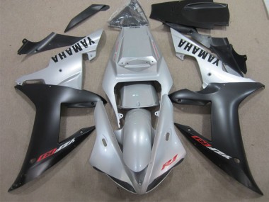 Discount 2002-2003 Silver Black Yamaha YZF R1 Motorcycle Replacement Fairings UK