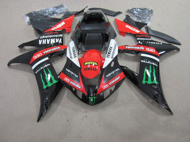 Discount 2004-2006 Red White Black Motul Yamaha YZF R1 Motorcycle Fairing UK Discount 2004-2006 Red White Black Motul Yamaha YZF R1 Motorcycle Fairing UK