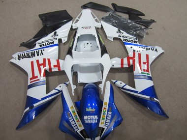 Discount 2004-2006 Blue White Motul Fiat Yamaha YZF R1 Bike Fairing UK