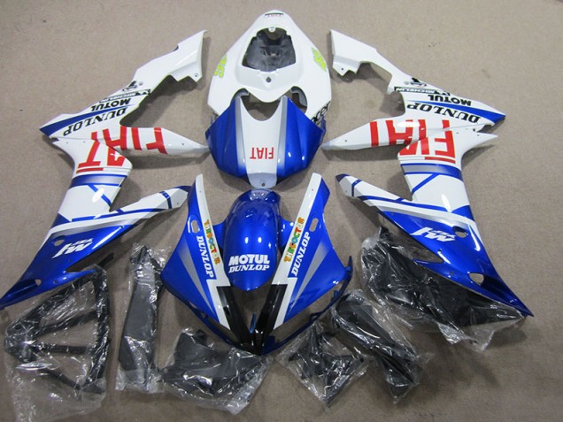 Discount 2004-2006 Blue White Motul Fiat Yamaha YZF R1 Motorbike Fairing Kits UK Discount 2004-2006 Blue White Motul Fiat Yamaha YZF R1 Motorbike Fairing Kits UK