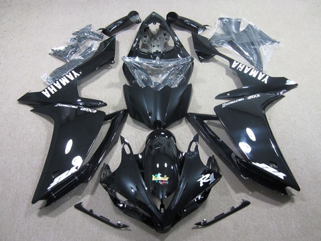 Discount 2007-2008 Black White Decal Yamaha YZF R1 Motorcycle Fairing Kits UK Discount 2007-2008 Black White Decal Yamaha YZF R1 Motorcycle Fairing Kits UK