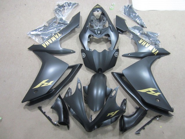 Discount 2007-2008 Black Gold Decal Yamaha YZF R1 Bike Fairing UK Discount 2007-2008 Black Gold Decal Yamaha YZF R1 Bike Fairing UK