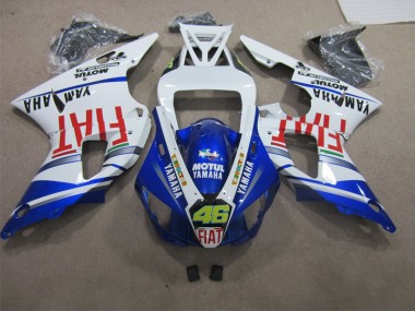 Discount 2009-2011 Blue White Motul Dunlop 46 Yamaha YZF R1 Motorbike Fairing UK