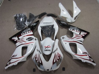 Discount 2009-2011 White Black Red Shark Yamaha YZF R1 Bike Fairing Kit UK