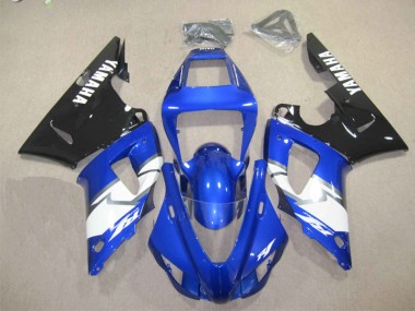 Discount 2012-2014 Blue Black White Yamaha YZF R1 Motorcycle Fairings Kits UK