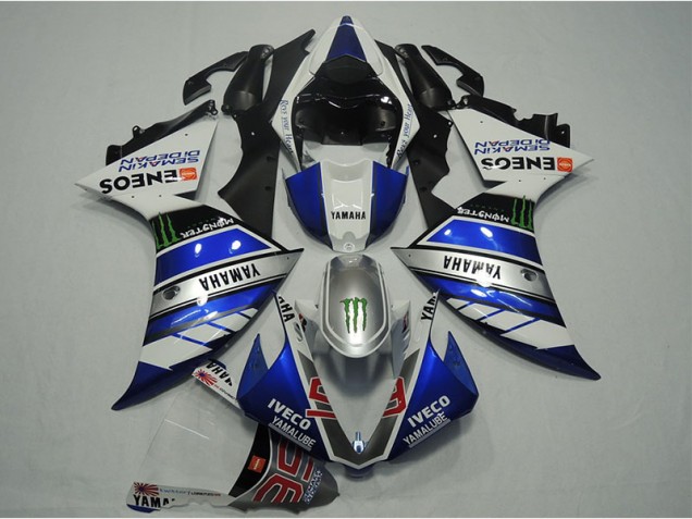 Discount 2012-2014 Blue White IVECO Yamaha YZF R1 Motorcylce Fairings UK Discount 2012-2014 Blue White IVECO Yamaha YZF R1 Motorcylce Fairings UK