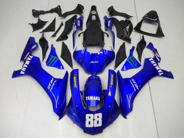 Discount 2015-2019 Blue Monster 88 Yamaha YZF R1 Motorcycle Fairings UK