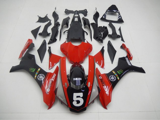 Discount 2015-2019 Black Red 5 Yamaha YZF R1 Motorcycle Fairing Kit UK Discount 2015-2019 Black Red 5 Yamaha YZF R1 Motorcycle Fairing Kit UK