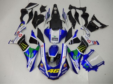 Discount 2015-2019 Blue Blue White ENEOS Movistar 46 Yamaha YZF R1 Motor Bike Fairings UK