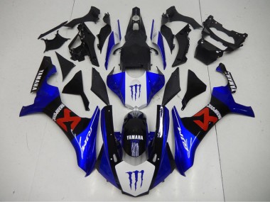 Discount 2015-2019 Black Blue Yamaha YZF R1 Motorbike Fairing Kits UK