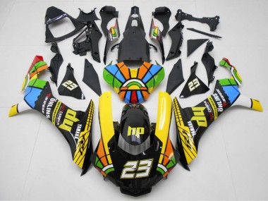 Discount 2015-2019 Yellow Black 23 Yamaha YZF R1 Motorcyle Fairings UK