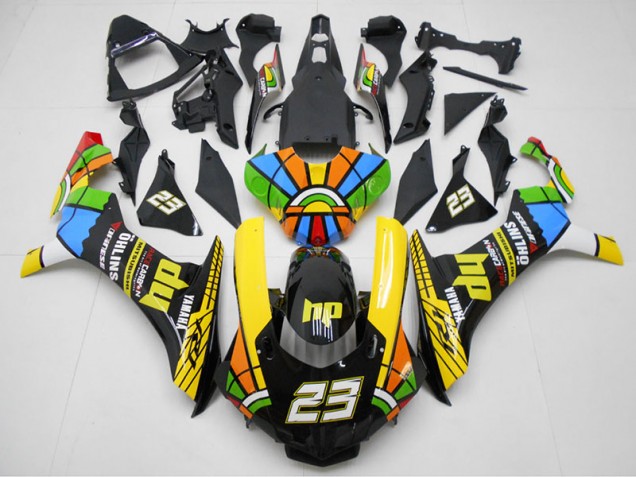 Discount 2015-2019 Yellow Black 23 Yamaha YZF R1 Motorcyle Fairings UK Discount 2015-2019 Yellow Black 23 Yamaha YZF R1 Motorcyle Fairings UK