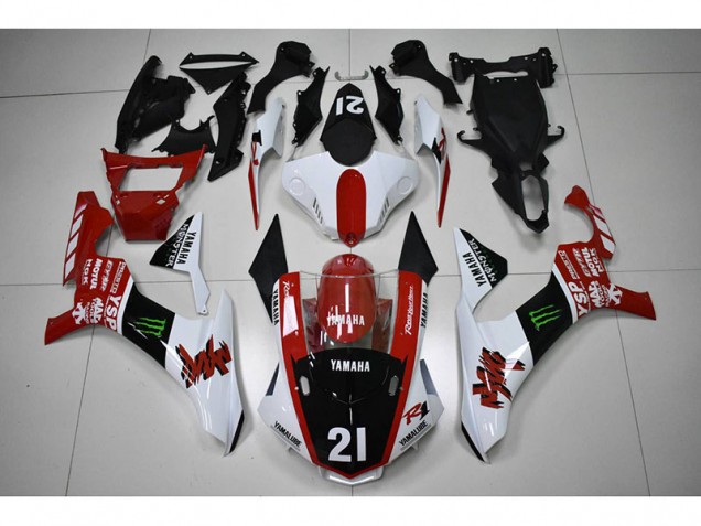 Discount 2015-2019 Red Black 21 Yamaha YZF R1 Motorcycle Fairings Kit UK Discount 2015-2019 Red Black 21 Yamaha YZF R1 Motorcycle Fairings Kit UK