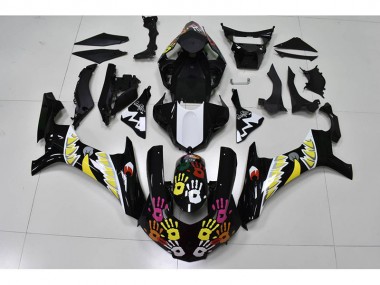 Discount 2015-2019 Black White Yamaha YZF R1 Motorcylce Fairings UK