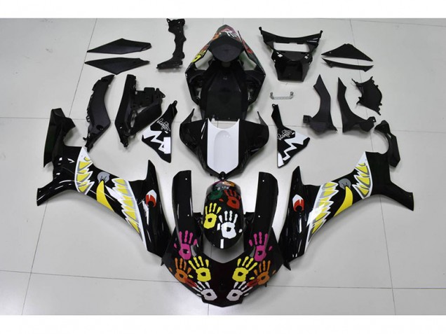 Discount 2015-2019 Black White Yamaha YZF R1 Motorcylce Fairings UK Discount 2015-2019 Black White Yamaha YZF R1 Motorcylce Fairings UK
