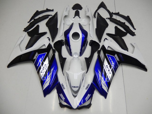 Discount 2015-2022 Blue White Yamaha YZF R3 Motorcycle Fairing UK Discount 2015-2022 Blue White Yamaha YZF R3 Motorcycle Fairing UK