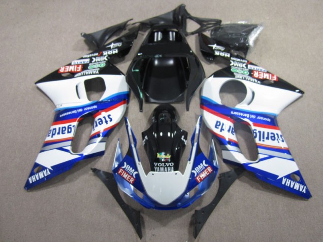 Discount 1998-2002 BM FIMER VOLVO Blue White Black Yamaha YZF R6 Motor Fairings UK Discount 1998-2002 BM FIMER VOLVO Blue White Black Yamaha YZF R6 Motor Fairings UK