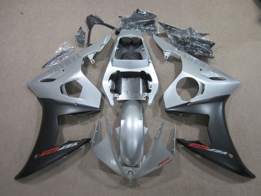 Discount 2003-2005 Silver Black Yamaha YZF R6 Bike Fairing UK