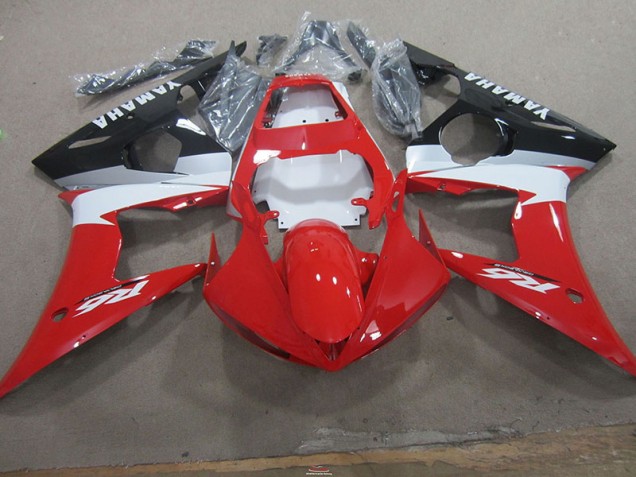 Discount 2003-2005 Red White Yamaha YZF R6 Motorcycle Fairings UK Discount 2003-2005 Red White Yamaha YZF R6 Motorcycle Fairings UK