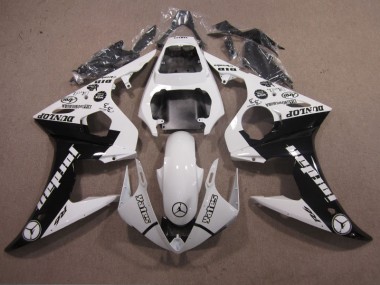 Discount 2003-2005 White Black Yamaha YZF R6 Motorbike Fairings UK