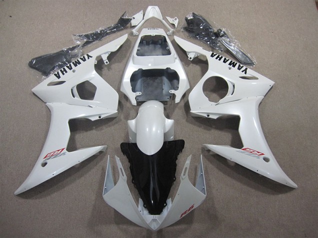 Discount 2003-2005 White Yamaha YZF R6 Bike Fairing UK