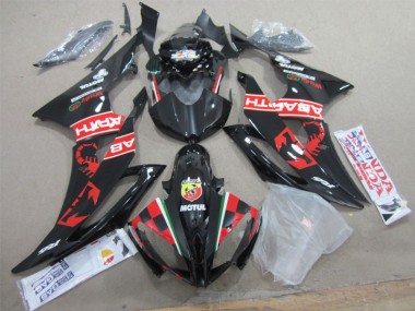 Discount 2008-2016 Black White Motul Yamaha YZF R6 Motorbike Fairing UK