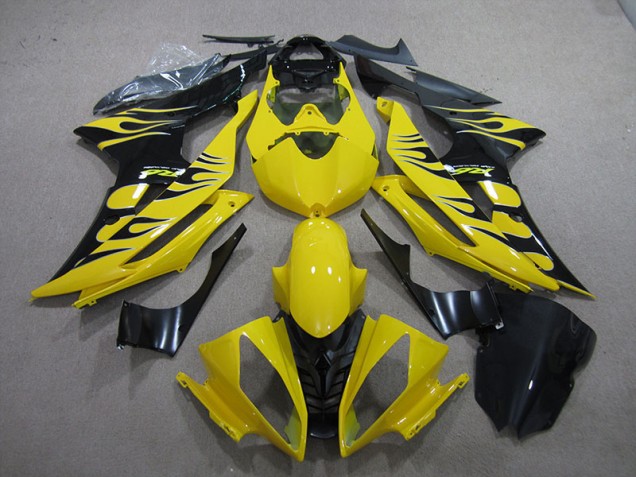 Discount 2008-2016 Yellow Black Flame Yamaha YZF R6 Motor Bike Fairings UK Discount 2008-2016 Yellow Black Flame Yamaha YZF R6 Motor Bike Fairings UK