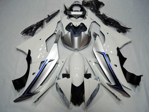 Discount 2008-2016 White Black Blue Yamaha YZF R6 Motorcycle Replacement Fairings UK Discount 2008-2016 White Black Blue Yamaha YZF R6 Motorcycle Replacement Fairings UK