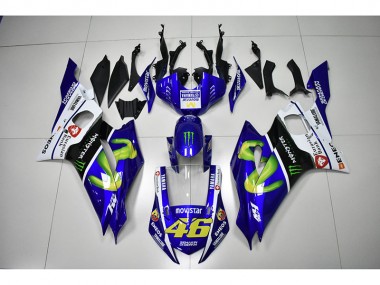 Discount 2017-2021 Monster Blue Movistar 46 Yamaha YZF R6 Motorcycle Bodywork UK